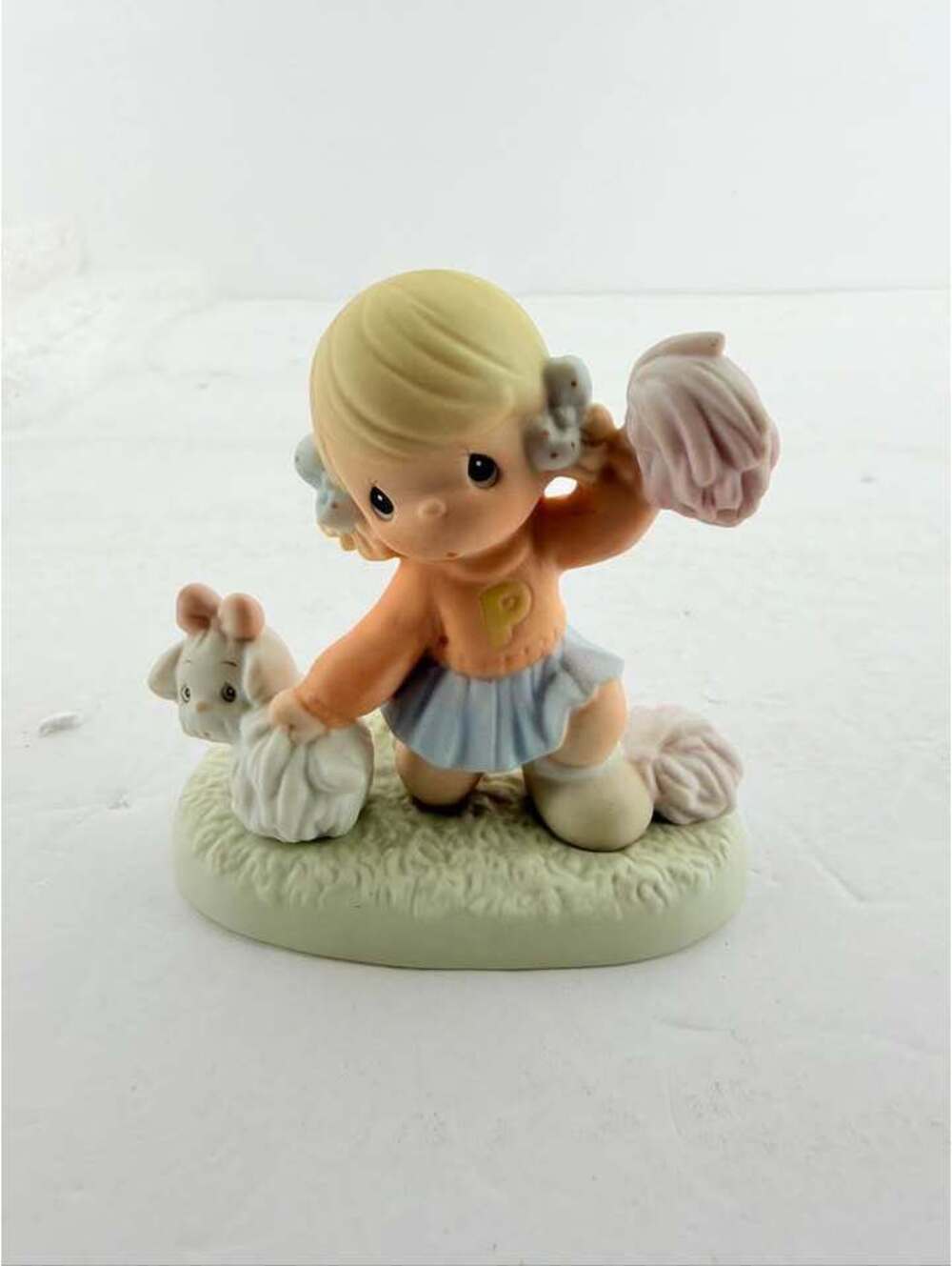 Precious Moments P is for Pompom Figurine